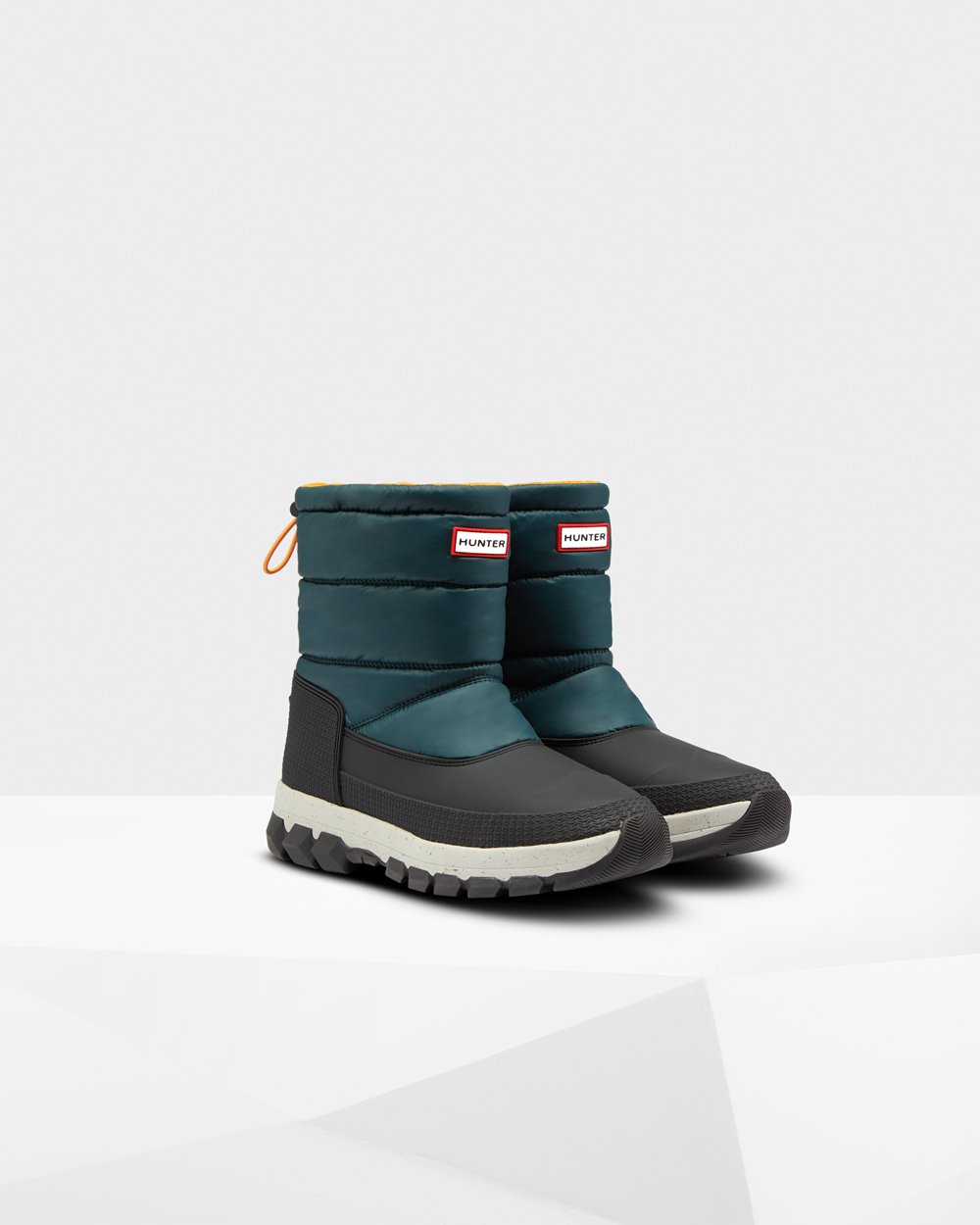 Men Hunter Original Insulated Short | Snow Boots Green/Grey | NZ-2785-LWJN